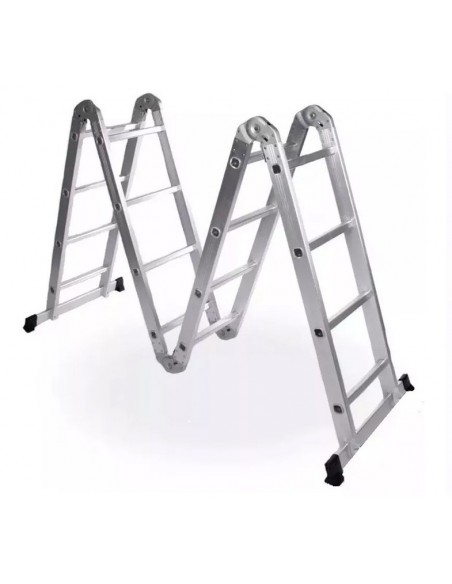 ESCALERA ALUMINIO ARTICULADA 4X4 LINEA ECONOMICA