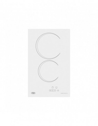 ANAFE ELÉCTRICO VITRO BLANCO 2 HORNALLAS TST