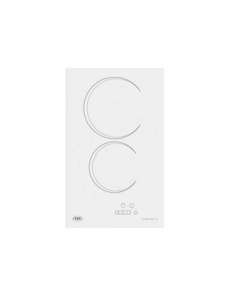 ANAFE ELÉCTRICO VITRO BLANCO 2 HORNALLAS TST