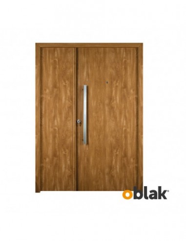 PUERTA OBLAK INNOVA RESIDENCIAL LATERAL CIEGO MOD. 1900 ROBLE