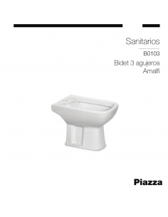 BIDET 3 AGUJEROS AMALFI...