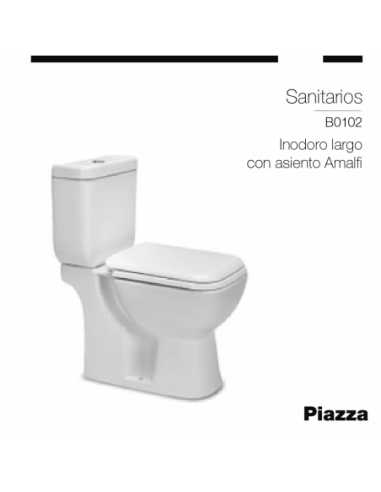 INODORO LARGO CON ASIENTO AMALFI PIAZZA