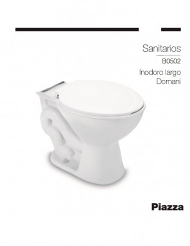 DOMANI INODORO LARGO SIN ASIENTO PIAZZA