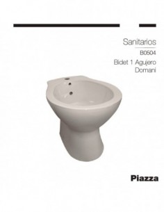 DOMANI BIDET 1 AGUJERO PIAZZA