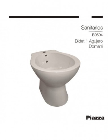 DOMANI BIDET 1 AGUJERO PIAZZA