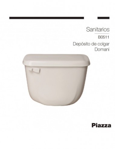 DEPOSITO DE COLGAR CON VALVULA DE DESCARGA DOMANI PIAZZA