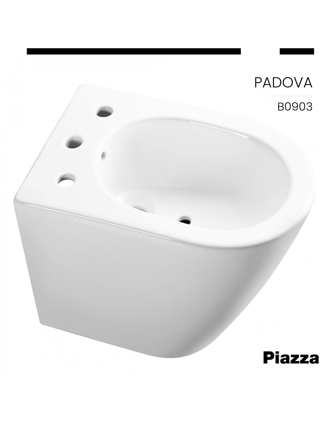 Padova bidet 3 agujeros