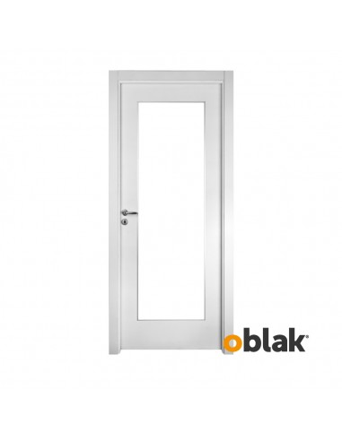 PUERTA OBLAK PANTOGRAFIADA DOMMO VIDRIADA
