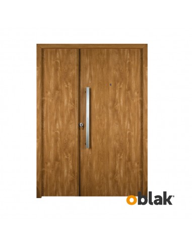 PUERTA OBLAK INNOVA RESIDENCIAL LATERAL CIEGO MOD. 1900 ROBLE