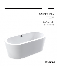 BAÑERA ISLA DE ACRILICO...