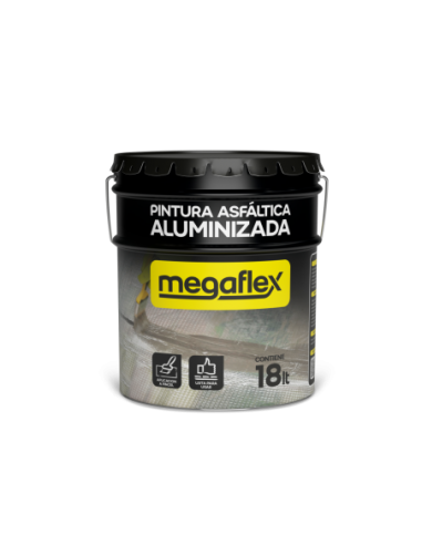 MEGAFLEX PINTURA ALUMINIZADA X 18 LITROS