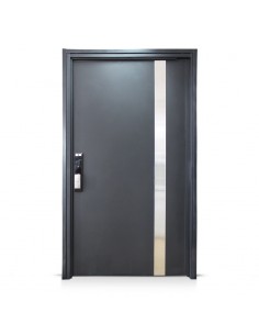 PUERTA PIVOT NEGRA 1,15 X...