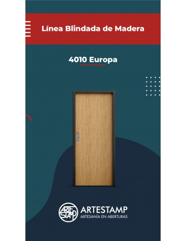 PUERTA LÍNEA BLINDADA MADERA MOD...