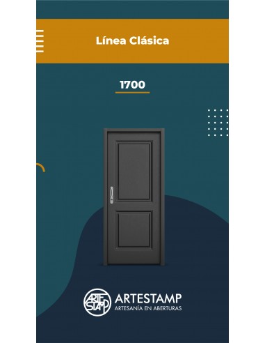 PUERTA LÍNEA CLASICA MOD 1700-80X200...