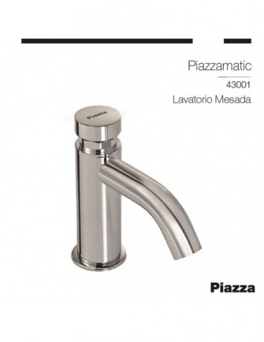 TEMPORIZADO LAVATORIO MESADA PIAZZA