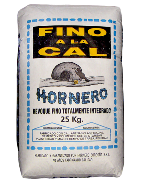 FINO A LA CAL X 25KG HORNERO