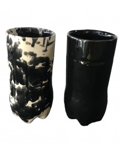 Vaso fernetero de ceramica