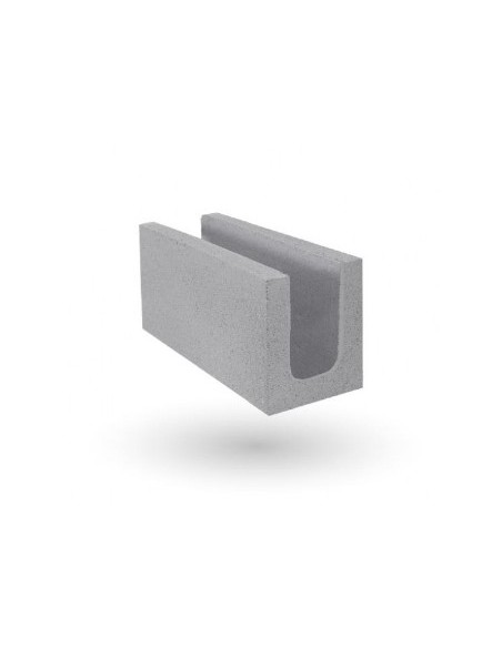 BLOQUE HORMIGON DINTEL 15 LISO (14-19-39)