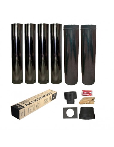 KIT TECHO NEGRO 10" ENLOZADO TROMEN