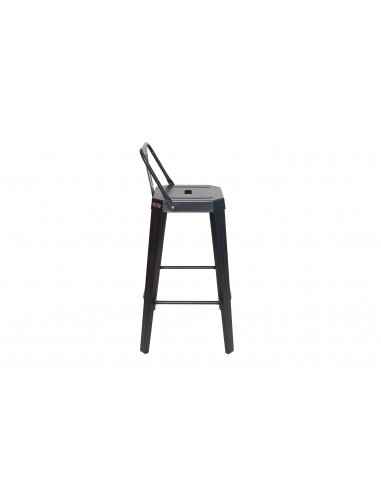 BANQUETA CON RESPALDO- NEGRO- CON...