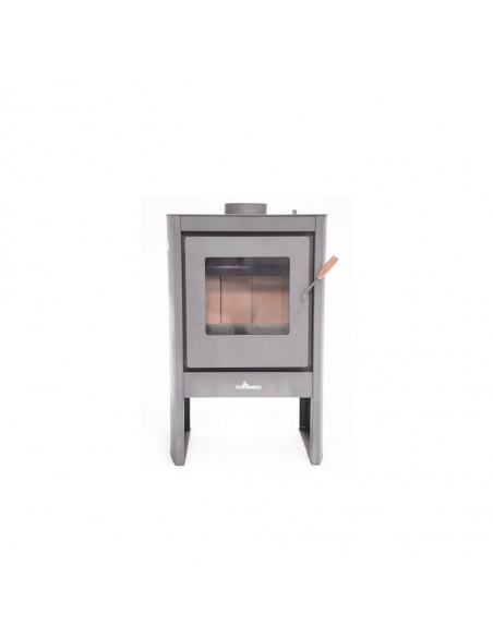 CALEFACTOR A LEÑA - CHALTEN 9.000KCAL. .AMBIENTE A CLIMATIZAR 110 M2 .SALIDA DE 6" TROMEN