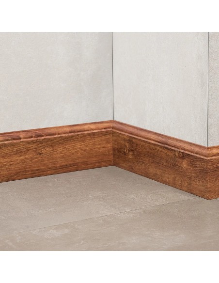 Zócalo Curves Avellana 80 mm x 15 mm x 2,5 m - ATRIM