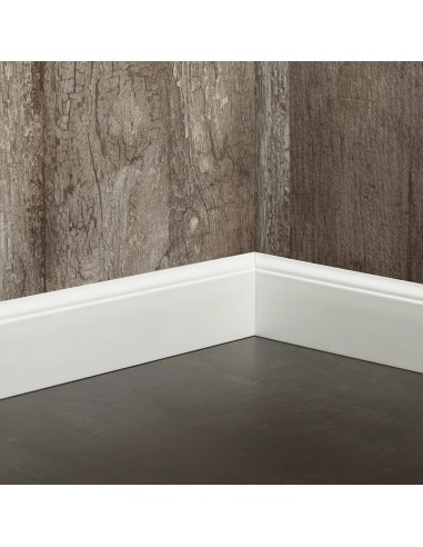 Zócalo Curves Blanco 80 mm x 15 mm x...