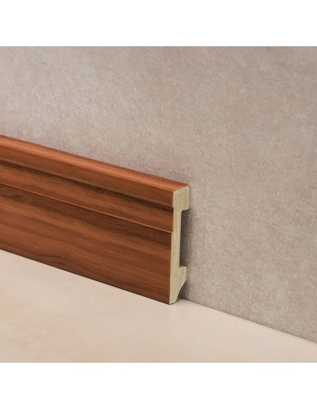 Zócalo Line Canela 70 mm x 15 mm x 2,5 m - ATRIM