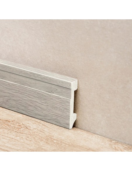 Zócalo Line Claro 70 mm x 15 mm x 2,5 m - ATRIM