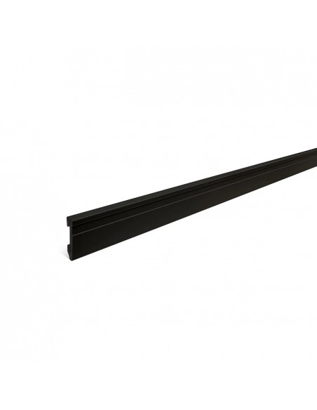 Zócalo Line Negro Mate 70 mm x 15 mm x 2,5 m - ATRIM