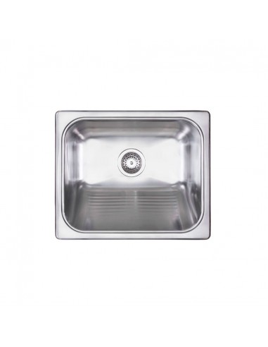 Pileta lavadero encastrable simple lujo 421le 49.5x40x24
