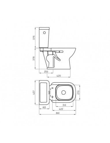 INODORO BARI LARGO M FERRUM