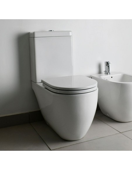 INODORO LARGO 4,5 LT DESC 250 - FONTANA  FERRUM