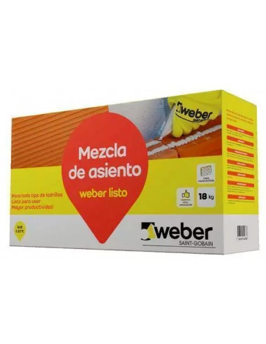 WEBER LISTO 18 KG GRIS