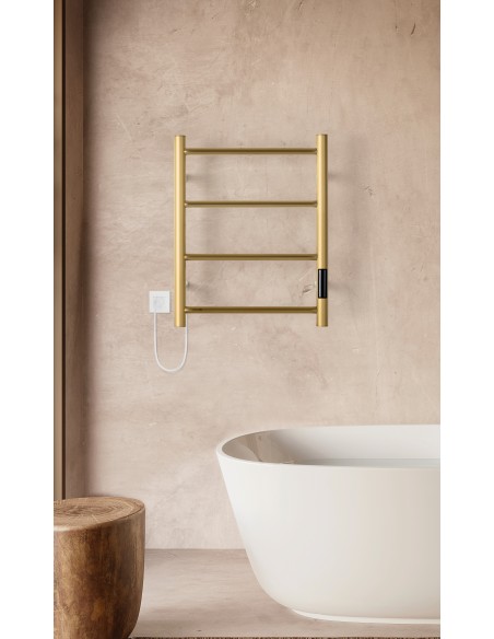 TOALLERO ELÉCTRICO COCO PETIT 50X40X11CM ORO MATE ATRIM