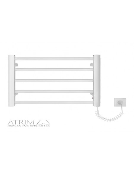 TOALLERO ELÉCTRICO CONFORT 450MM X 500MM X 95MM ALUMINIO BLANCO ATRIM