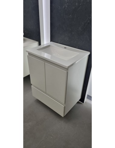 VANITORY 60CM DE PIE MODELO CLASSIC COLOR BLANCO CON CAJON V60 REFLEJAR