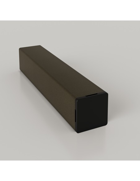 TUBULAR CUADRADO DE PVC/CORTAVISTA -GOLDBRONZE - 5,8MTS  MUCHTEK