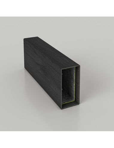 TUBULAR RECTANGULAR DE PVC/CORTAVISTA - 76x38  MATEX KITAMI 5,8MTS - MUCHTEK