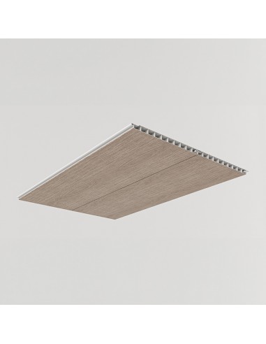 CIELORRASO DE PVC - REVESTIMIENTO 13MM CONCRET WHITE 6MTS MUCHTEK