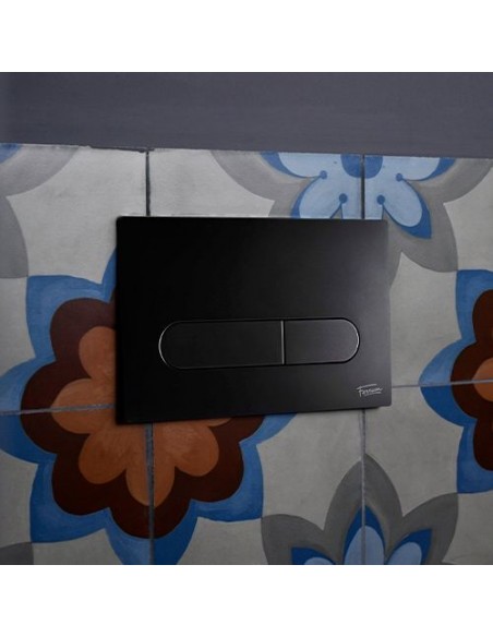 TAPA DOBLE TECLA RECTANGULAR CON BORDES REDONDEADOS FERRUM