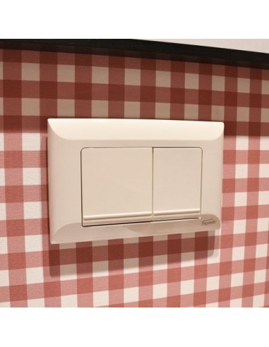 TAPA DOBLE TECLA RECTANGULAR GRANDE...