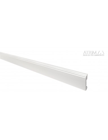 Zócalo Curves Blanco 80 mm x 15 mm x...