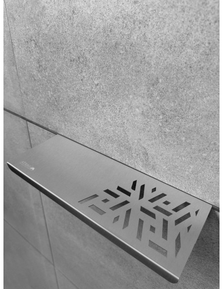 Estante Rectangular Abstracto Esmerilado 30 cm x 11 cm x 2 cm ATRIM