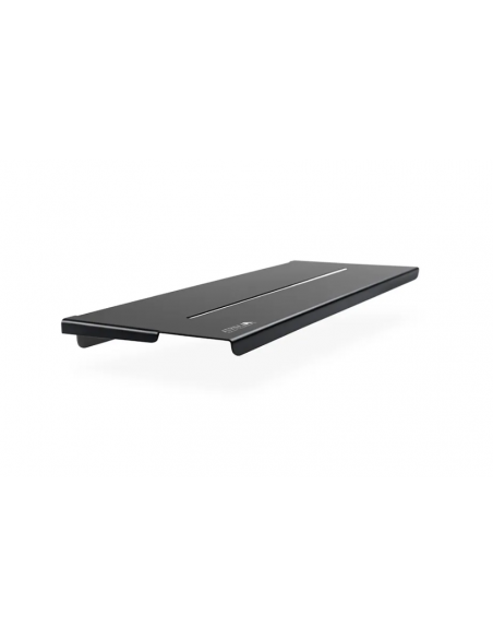 Estante Rectangular Linea Negro Mate 30 cm x 11 cm x 2 cm ATRIM