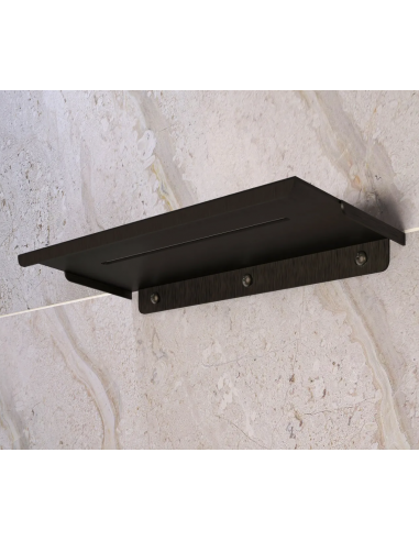 Estante Rectangular Linea Negro Mate...