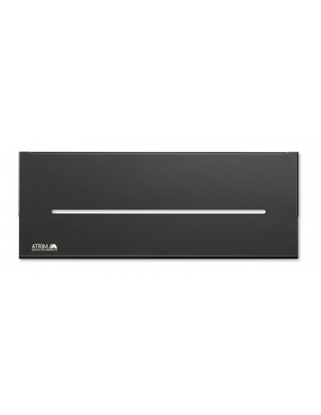 Estante Rectangular Linea Negro Mate 30 cm x 11 cm x 2 cm ATRIM