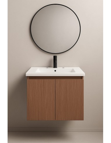 VANITORY 50CM PIATTO DE COLGAR DOS PUERTAS