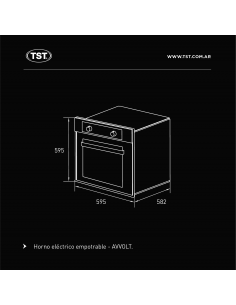 HORNO ELECTRICO AVVOLTO TST 2