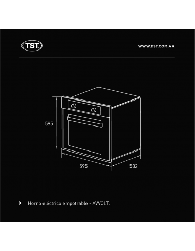 HORNO ELECTRICO AVVOLTO TST